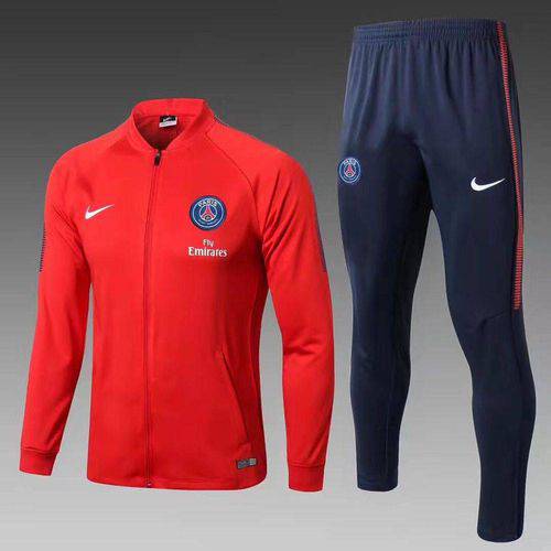 Agasalho Paris Saint Germain Psg Vermelho C/ Azul Tamanho G Novo Blusa e Calça