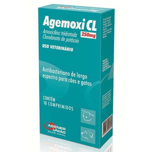 Agemoxi 250 Mg - 10 Comprimidos
