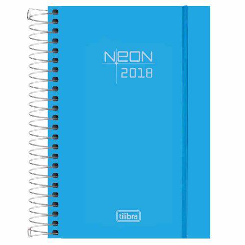 Agenda 2018 Tilibra Neon Azul
