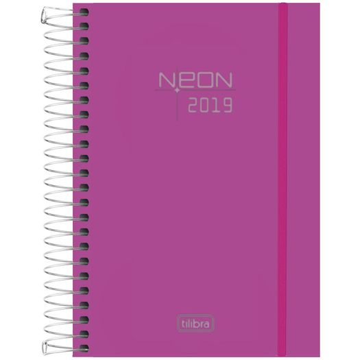 Agenda 2019 Neon Rosa M4 Esp 141917 5p Tilibra