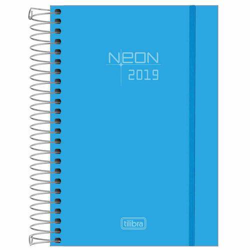Agenda 2019 Tilibra Neon Azul