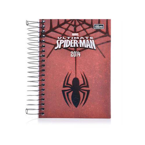 Agenda Capa Dura Spider-Man Vermelho Tilibra