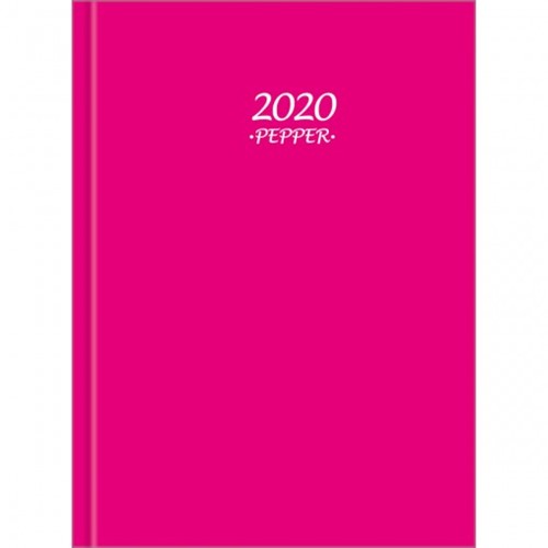 Agenda Costurada Diária Pepper Rosa 2020