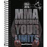 Agenda Diária 2016 Red Nose MMA Overcome Your Limits - Tilibra