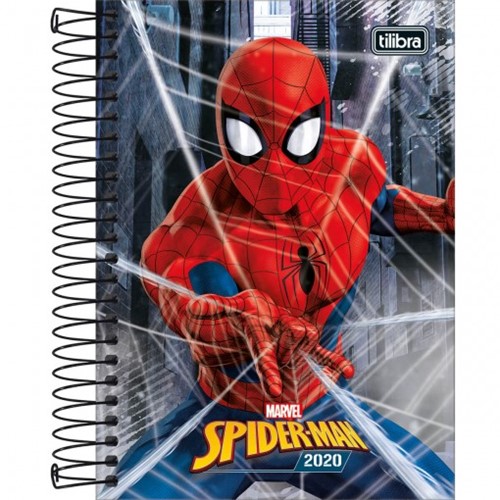 Agenda Espiral Diária Spider-Man 2020 - Sortido
