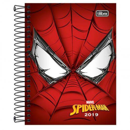 Agenda Espiral Diária Spider Man 2019 - Tilibra