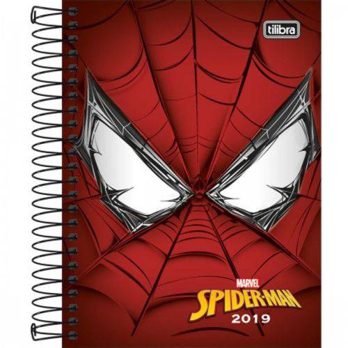 Agenda Espiral Diária Spider-man 2019 Tilibra