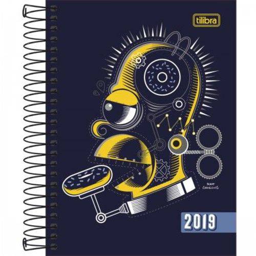 Agenda Espiral Tilibra 2019 Simpsons