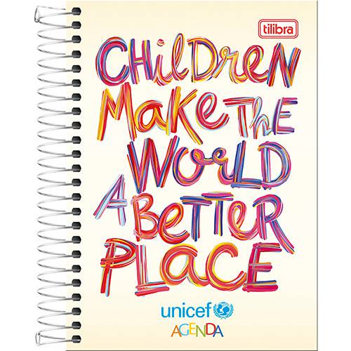 Agenda Unicef Permanente M5 Children Make The World 2016 - Tilibra