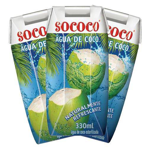 Água de Coco C/12 330ml - Sococo