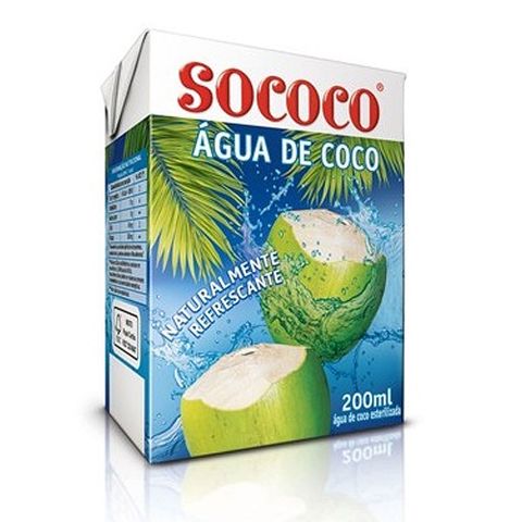 Água de Coco C/24 200ml - Sococo