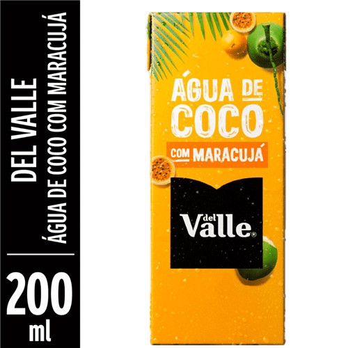Água de Coco com Maracujá Del Valle 200ml