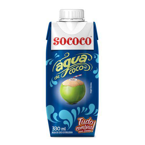 Água de Coco Sococo 330ml - 12 Unidades