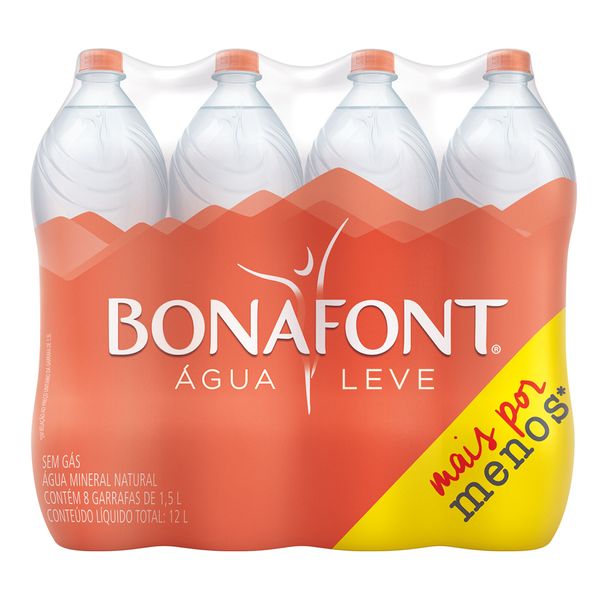 Agua Min Bonafont 1,5l C/8