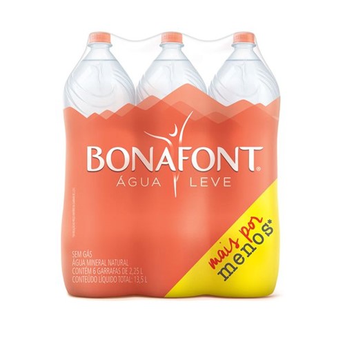 Agua Mineral Bonafont 2,25l com 6