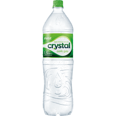 Água Mineral com Gás Crystal 1,5L