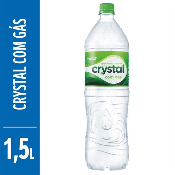 Agua Mineral Crystal 1.5l com Gas