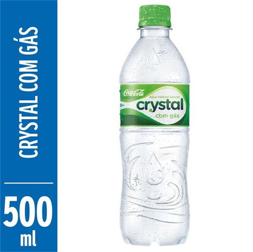 Agua Mineral Crystal 500ml com Gas