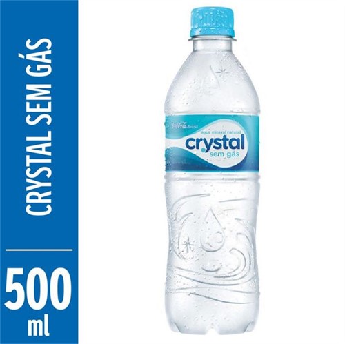 Agua Mineral Crystal 500ml S/Gas