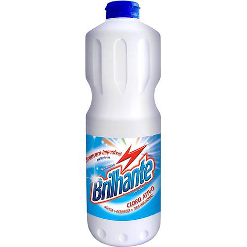 Água Sanitária Brilhante Cloro Ativo Sem Perfume 1l