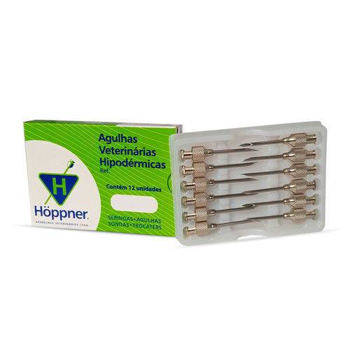 Agulha Hipodérmica Hoppner - Caixa com 12 - 20x12
