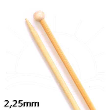 Agulha para Tricô Bambu Tulip - 35cm 2,25mm