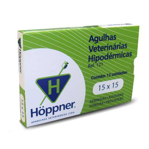 Agulha Veterinária Hoppner 121 - Dúzia