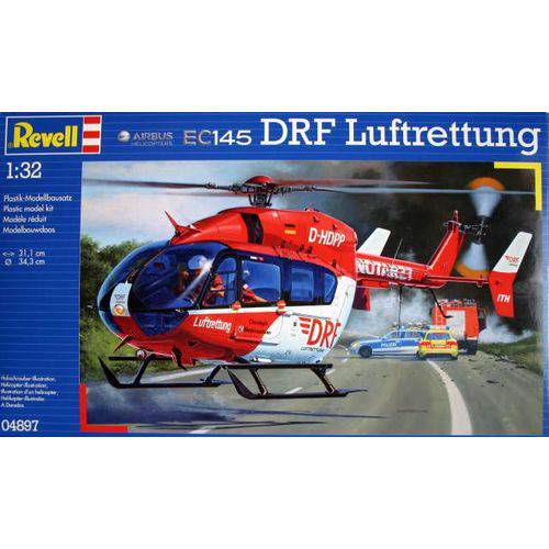 Airbus Helicopters Ec145 Drf Luftrettung 1/32 Revell 04897