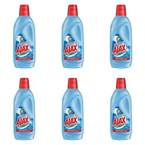 Ajax Fresh Blue Limpador 500ml (kit C/06)
