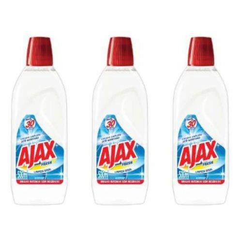 Ajax Fresh Limpador 500ml (kit C/03)