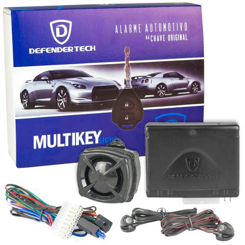Alarme Automotivo Defendertech Multikey Carro C/ a