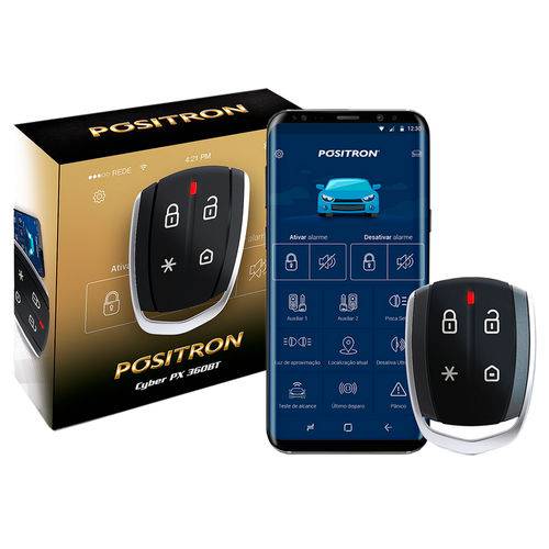 Alarme Automotivo Pósitron Cyber Px 360bt Universal Bluetooth
