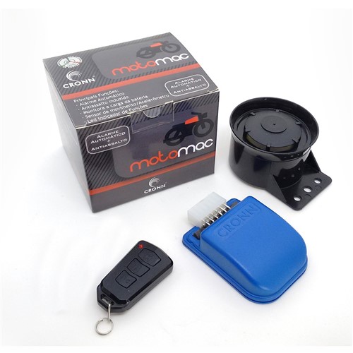 Alarme para Moto MOTOMAC RF com Sirene, 1 Controle Remoto Nexus