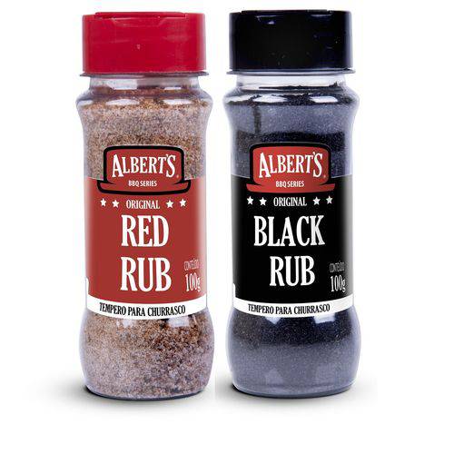 Albert's RUBS - 1un RED Rub e 1 Un BLACK Rub