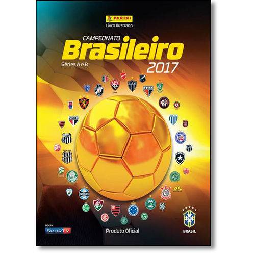 Álbum Campeonato Brasileiro 2017: Série a e B - Acompanha 10 Envelopes + 20 Figurinhas Avulsas - Cap