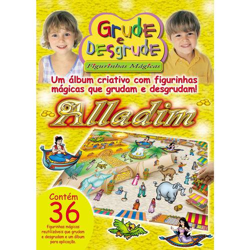 Álbum de Figurinhas Grude e Desgrude - Alladim - Cenário Grande