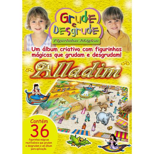 Álbum de Figurinhas Grude e Desgrude - Alladim - Cenário Médio