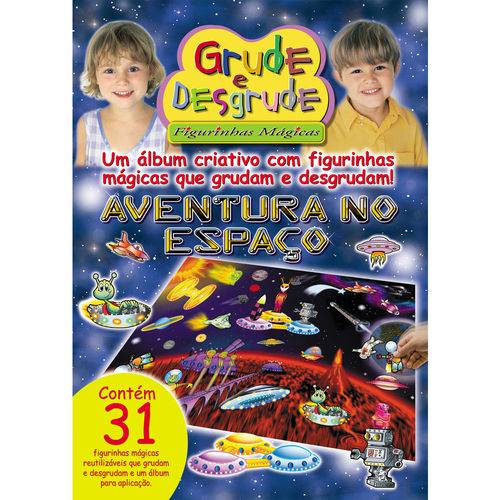 Álbum de Figurinhas Grude e Desgrude - Aventura no Espaço - Cenário Médio