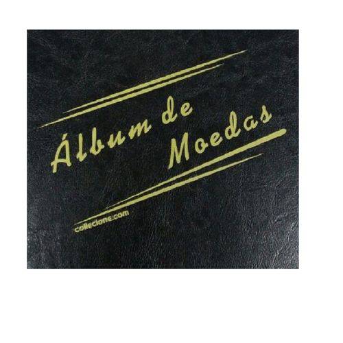 Album Fichario Azul para 200 Moedas de Coleção - P2argCE