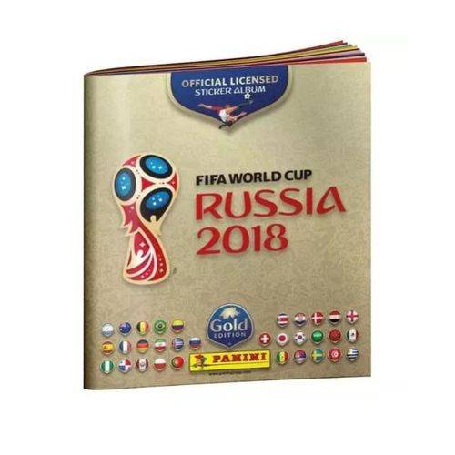 Álbum FIFA World Cup Russia 2018 Gold Edition Panini