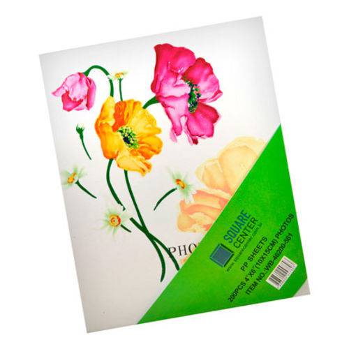 Álbum Flores para 200 Fotos 10x15 Cm