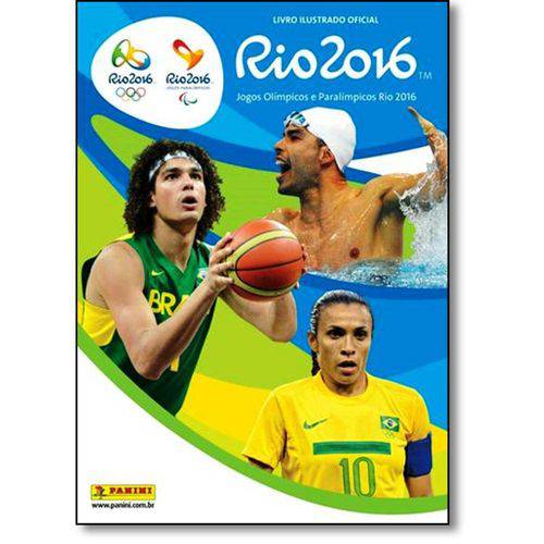 Álbum Jogos Olímpicos Rio 2016 - Acompanha 10 Envelopes - Capa Dura