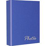 Álbum Pocket Chies Classic Azul Royal com Solda para 100 Fotos 10x15cm