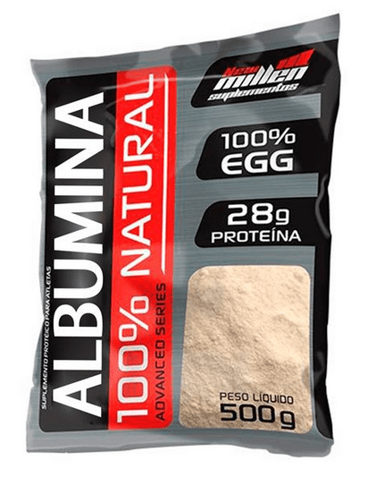 Albumina 100% Natural (500g) New Millen