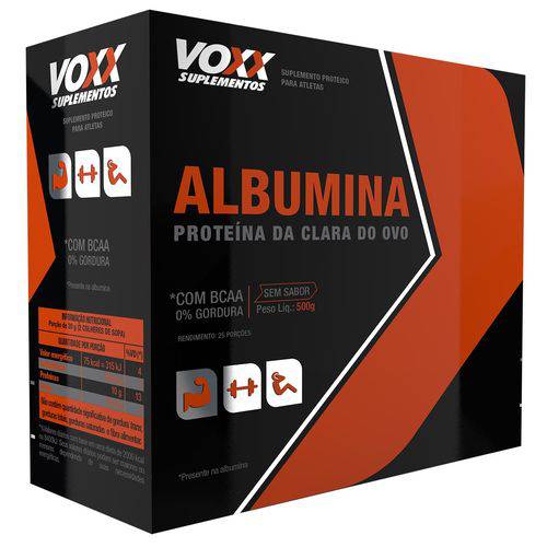 Albumina 500 G S/ Sabor - Voxx