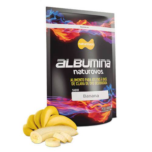 Albumina Banana Refil 500g Naturovos