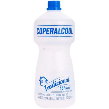 Álcool Coperalcool Tradicional 46 1L Cx. C/ 12 Un.