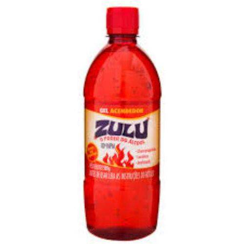Álcool Gel Acendedor de Churrasqueira Zulu 500 G