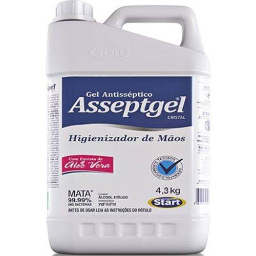Alcool Gel Asseptigel Start 4,3kg