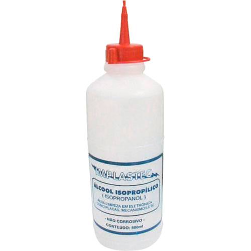 Álcool Isopropílico 500ml com Bico Aplicador - Implastec